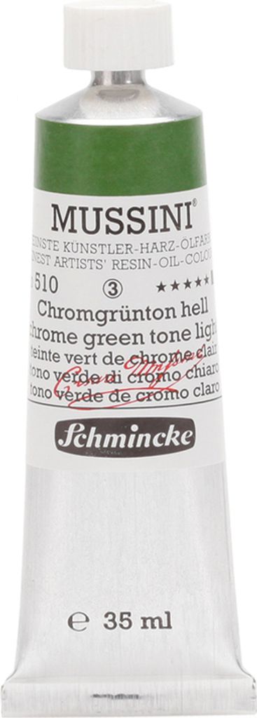 Schmincke 35ml MUSSINI Chromgruenton hell Öl 10 510 009