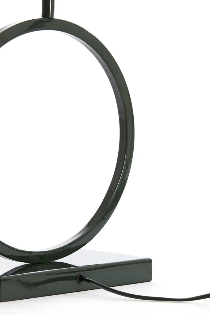 Light & Living Liva Lampe de Table Métal Vert E27 Réf. 8190878 Design Chic