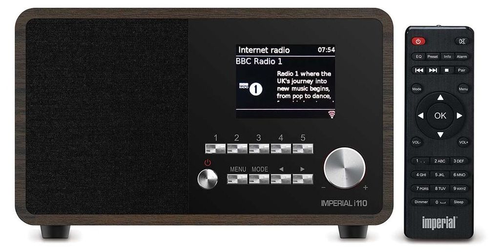 i110 (V2) Wi-Fi-Internetradio mit Media-Player-Funktion und Produktbild 