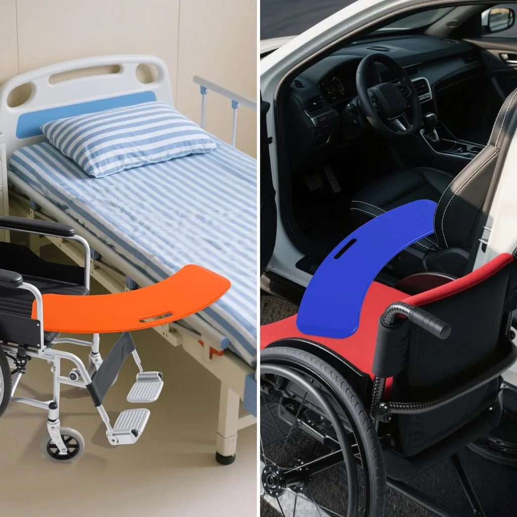 Soluzione Trasferimento Pazienti: Asse Blu 80x21 cm in ABS Rigido - 3