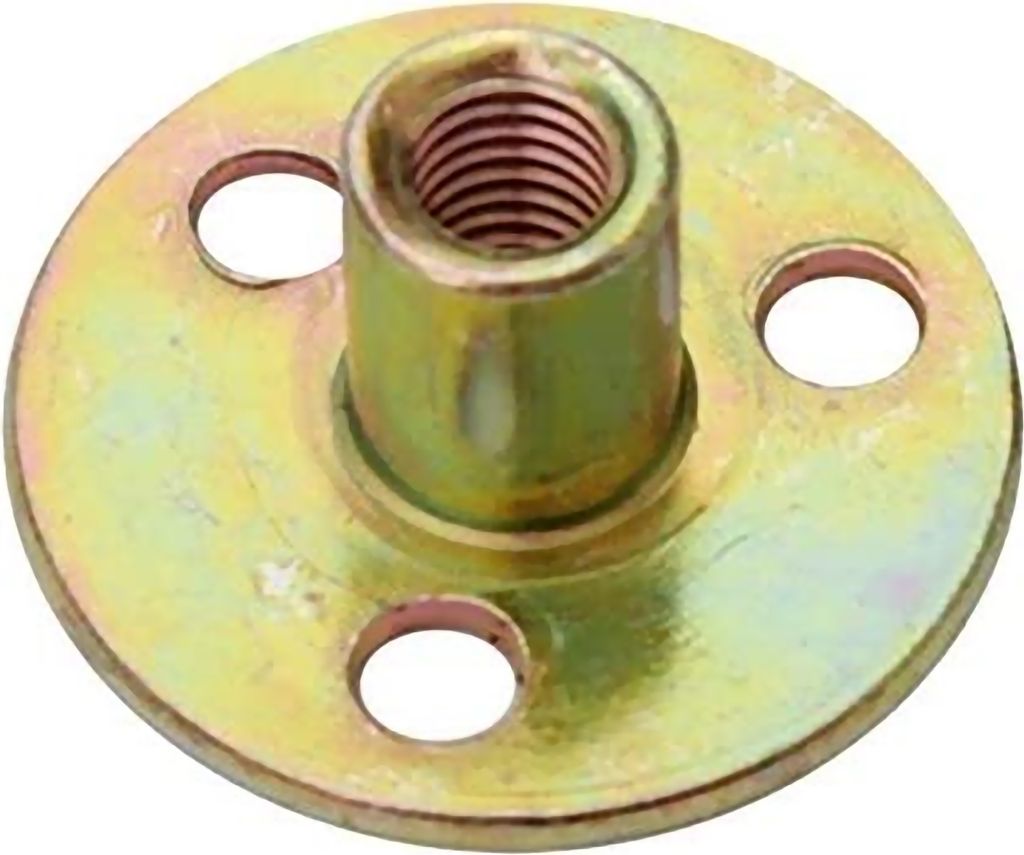 10x Möbelverbinder mit Gewinde Metallverbinder Bettverbinder Couchverbinder M6