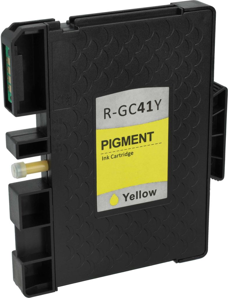 vhbw Tintenpatrone Gelb kompatibel mit Ricoh Aficio SG 3100, SG 2100N, SG 3100SF, SG 2010, SG 2100, SG 2010L Drucker (kompatibel, 30ml + Chip)