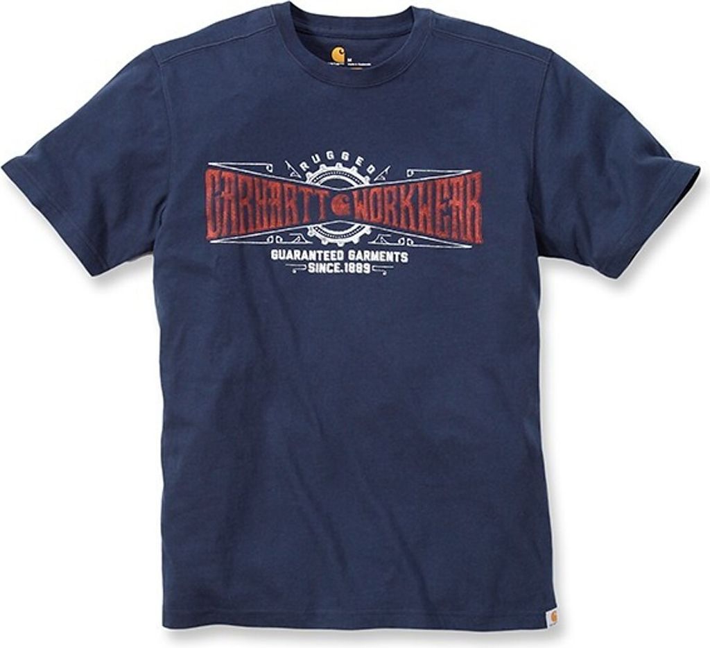 Carhartt work crew graphic t-shirt s/s 102095, Farbe:navy, Größe:S