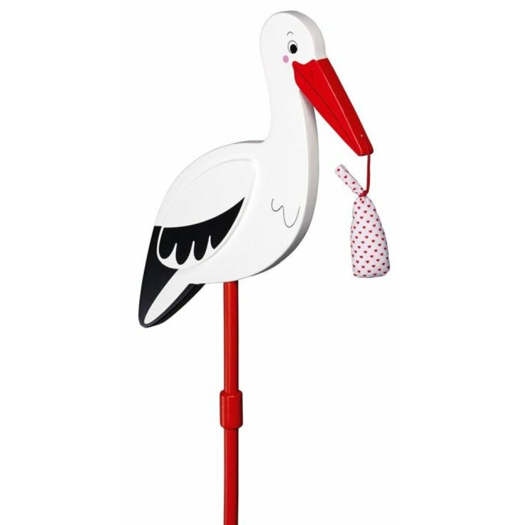 Blumenstecker Storch mit Babytuch Obrázok produktu 