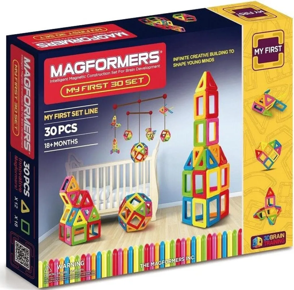 Magformers 30 pièces pour apprendre les formes sans aucune frustration