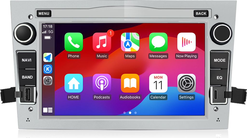 Carplay pre Opel Astra H Corsa C D Zafira DAB+ 7 palcový Produktbild