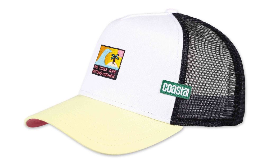 Coastal HFT Trucker Cap HigherTides White