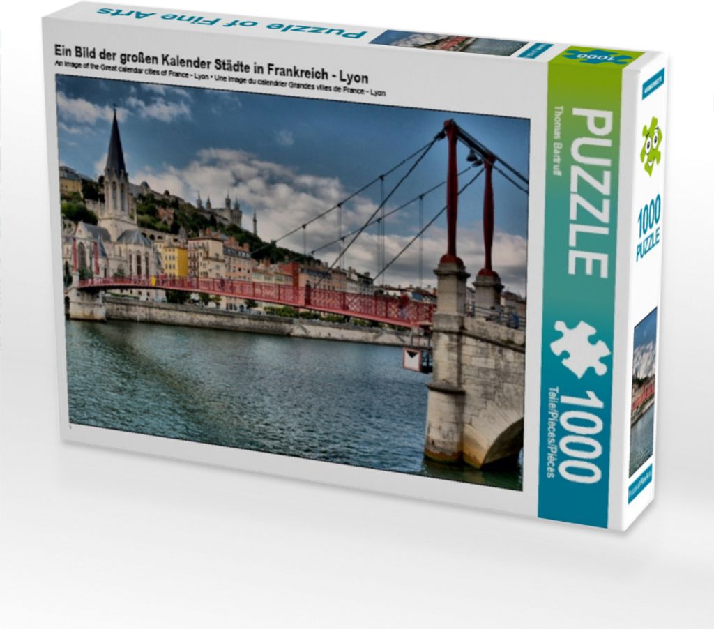 Calvendo Ein Bild der großen Kalender Städte in Frankreich - Lyon 1000 Teile Puzzle quer 640x480mm, Bartruff Thomas; 7347428