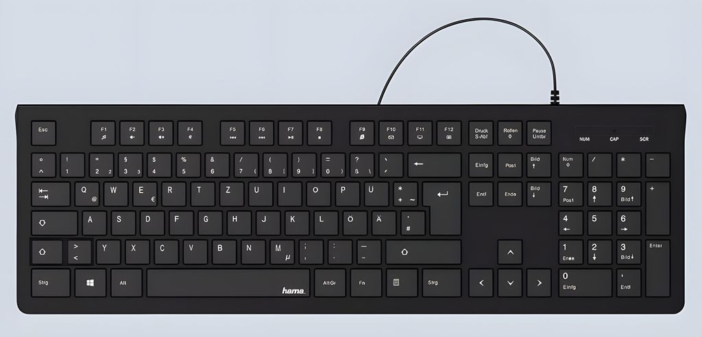 Hama KC-200, Volle Größe (100%), Kabelgebunden, USB, Produktbild 