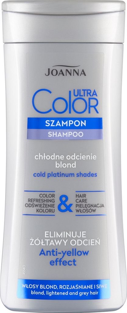 JOANNA ULTRA COLOR Shampoo voor grijs en blond haar, en Productafbeelding 