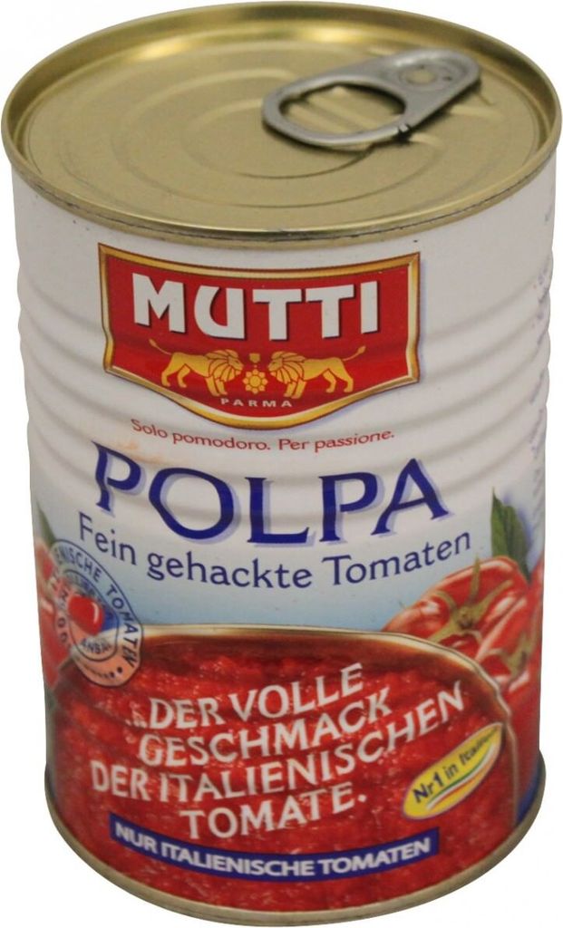 Mutti Polpa Fine - dužina, jemne nasekaná 400g Obrázok produktu 2