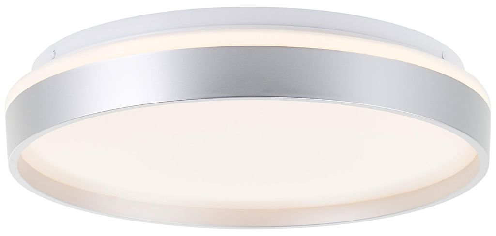 Brilliant LED plafondlamp Britt zilver, Ø33cm, 22W, 2300lm, Productafbeelding 