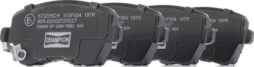 CHAMPION Bremsbeläge Satz Vorne Bremsklötze für OPEL AGILA (B) (H08) 573255CH