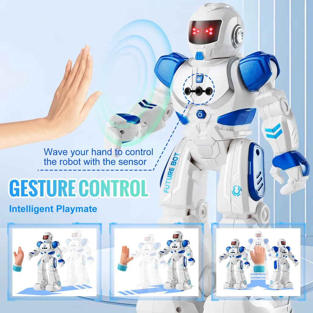 Robot Programmable à Capteur Gestuel - Fonctions Chant et Danse Incluses