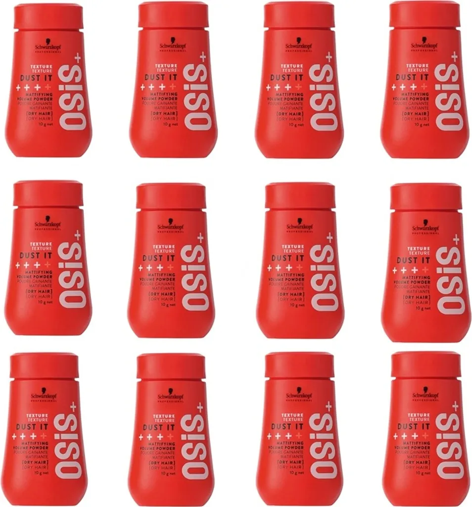 Schwarzkopf Osis Dust It 12x10g - Volume & Texture Matte di Lusso