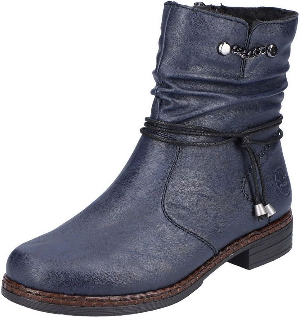 Rieker Komfort Stiefeletten 75160-14 Damen 362D3735313630 Blau 36 EU