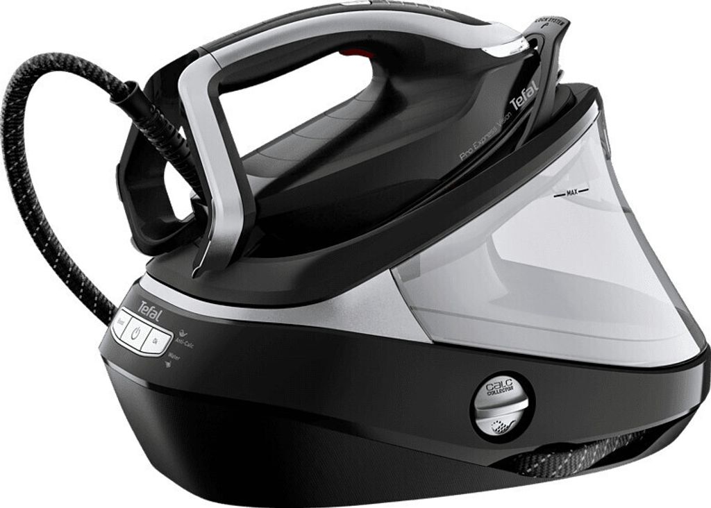TEFAL Pro Express Vision GV9821 3000 W L Durilium AirGlide Autoclean  soleplate Black