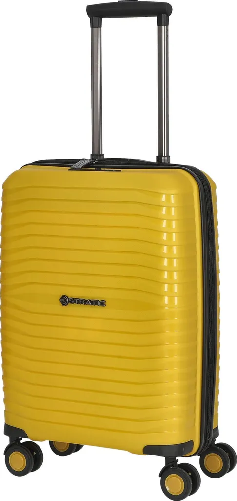 Valise Stratic Bright+ Trolley Expensible Jaune Gold 56cm Rigide - 15