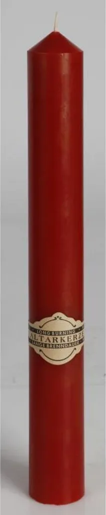 Bougies d'Autel 3,8x30,5cm Lot de 12 Pièces à Combustion Longue Durée
