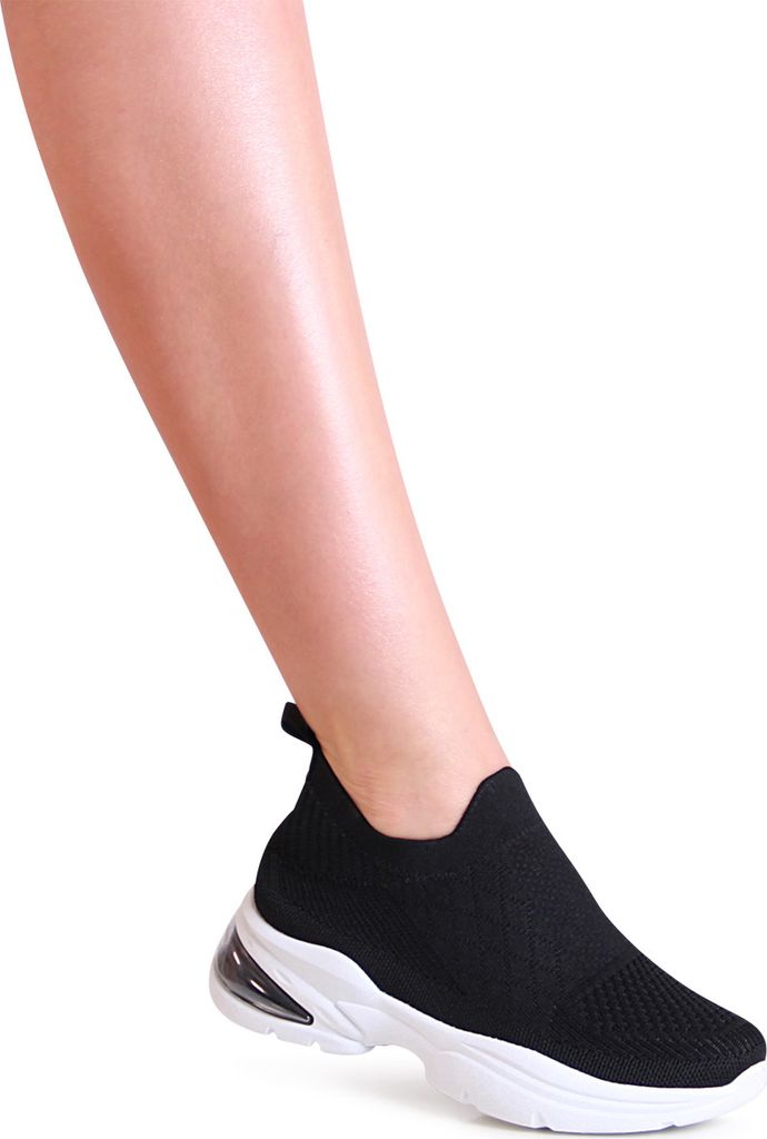topschuhe24 2486 Damen Plateau Turnschuhe, Farbe:Schwarz, Größe:40 EU