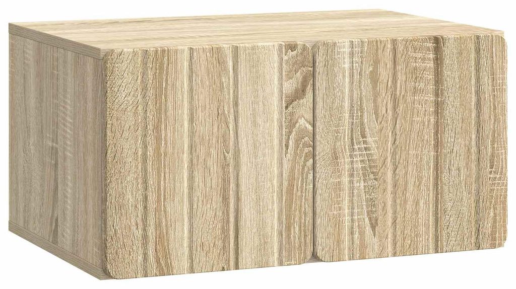 Wandmontierter TV-Schrank Sonoma-Eiche 59,5 x 41 x 30 cm