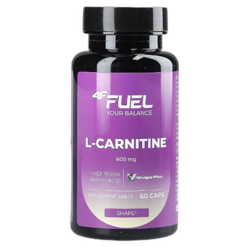 4F FUEL L-Carnitine 60 Kapseln – 600 mg L-Carnitin pro Kapsel – Vegan – Stoffwechsel & Fettverbrennung