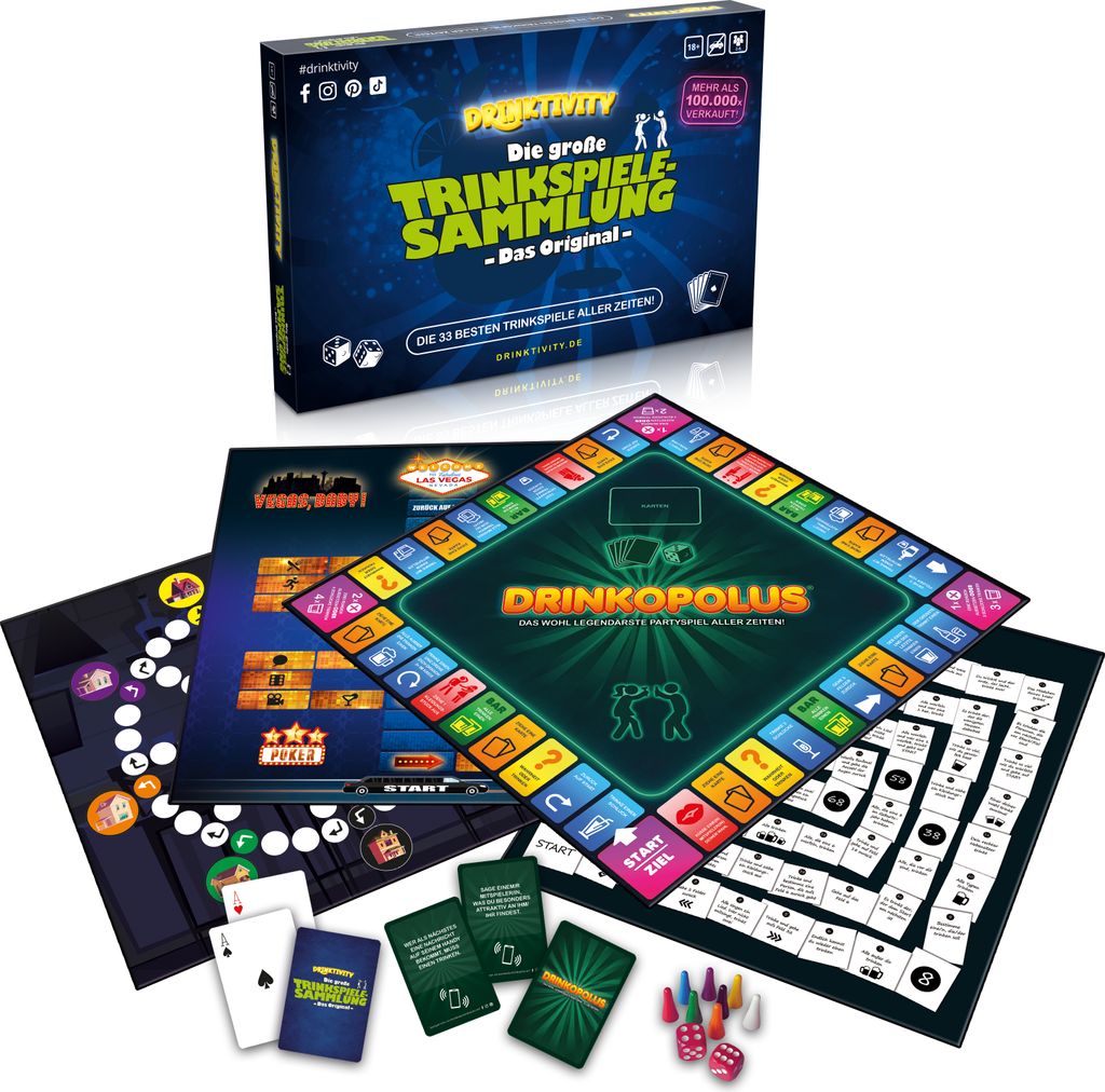 Drinktivity - Die große Trinkspielesammlung (DE) Párty hry Obrázok produktu 