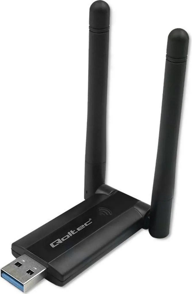 Chiavetta WiFi 1200Mbps Qoltec USB 3.0 Dual Band | 2x2dBi AC Standard
