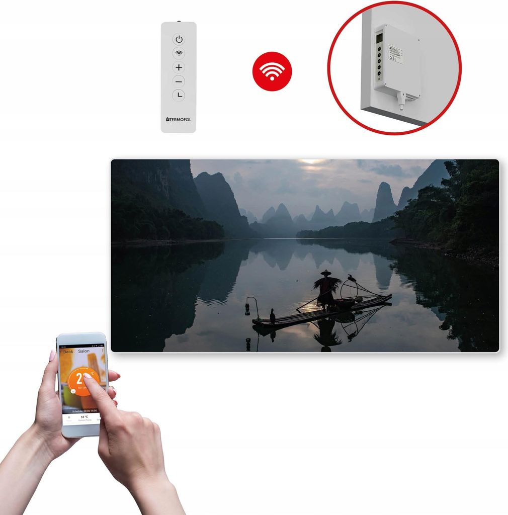 Termofol TF-SWT Infrarot Wandheizung - Wandheizung Elektrisch - Boot3 - 700W - 60x120 cm