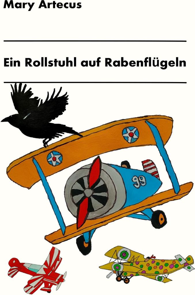 Ein Rollstuhl auf Rabenflügeln