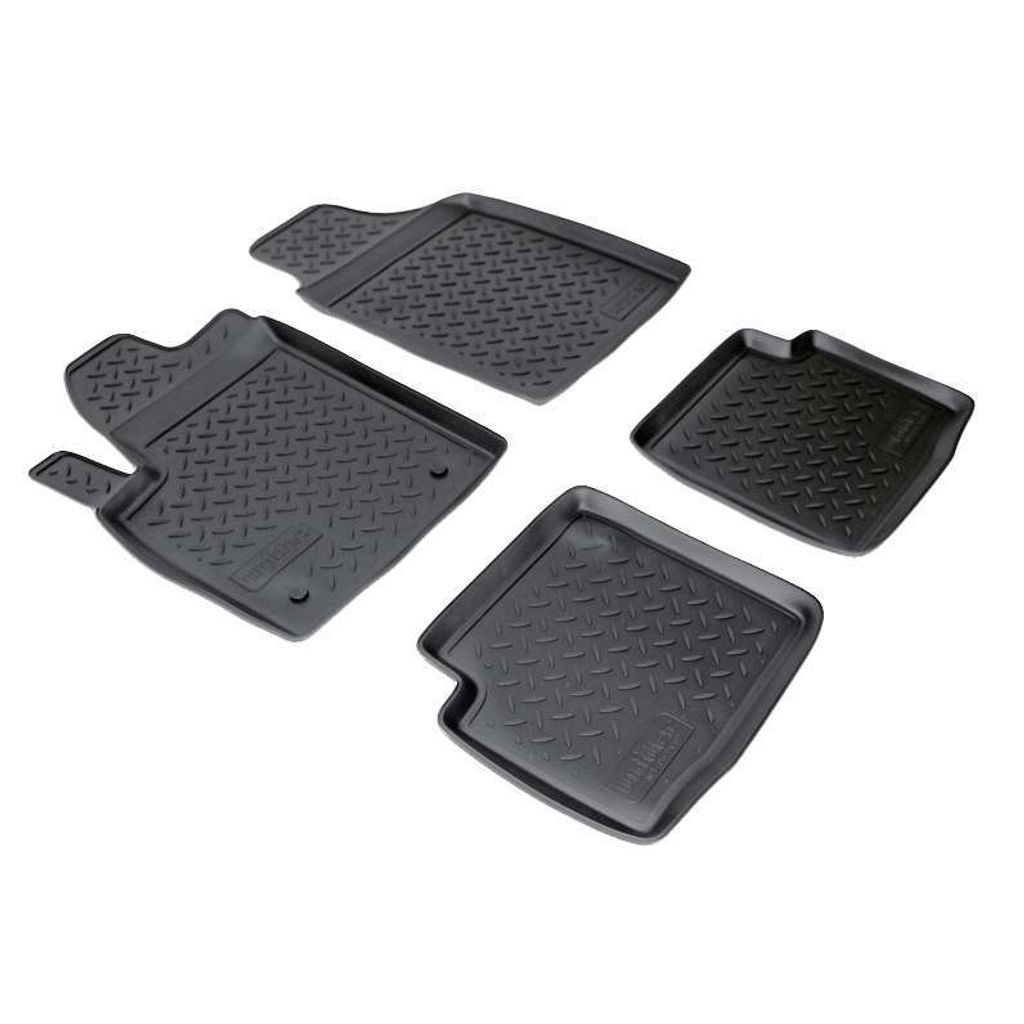 Fußmatten Set 5-teilig Für FIAT 600 / 600E 2023-2025 - Gummimatten Schwarz