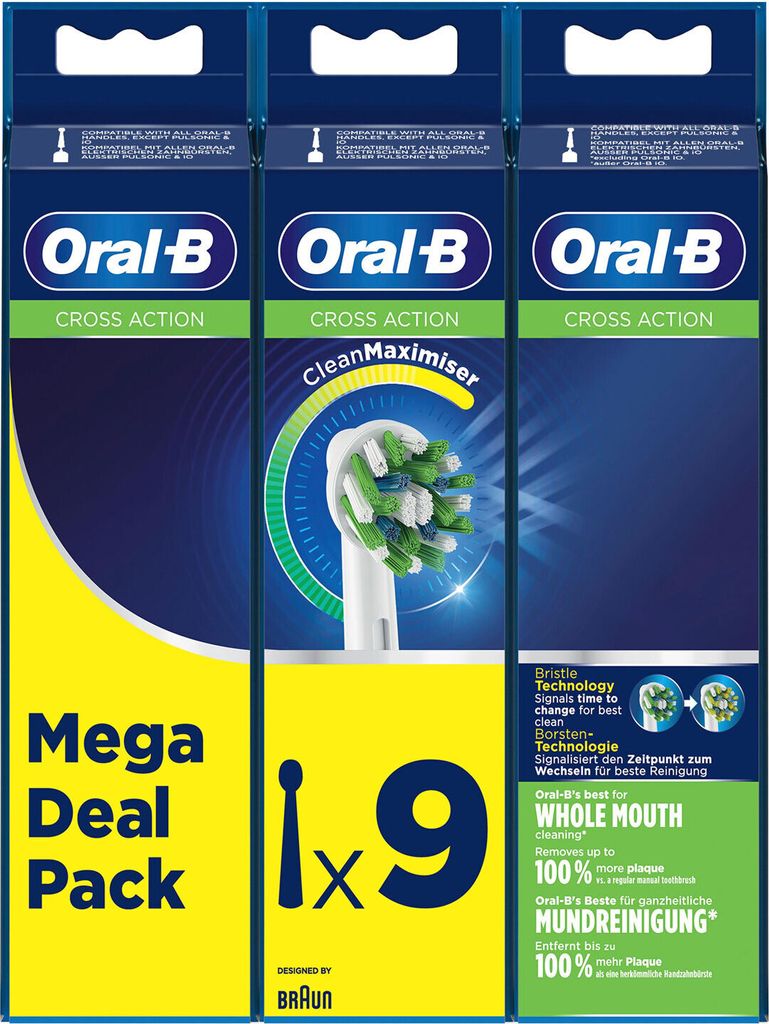 Aufsteckbürsten CrossAction 9 Stück Produktbild 3