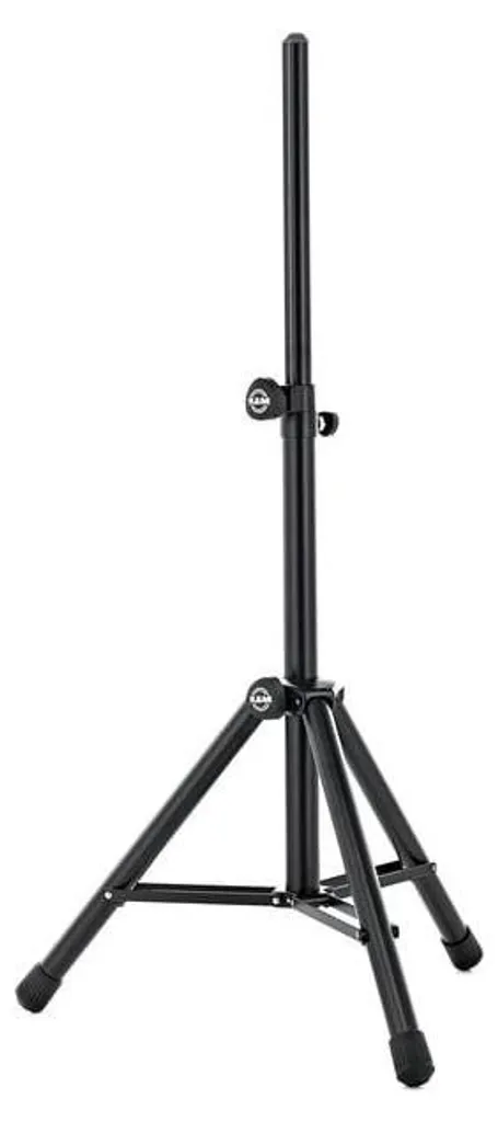 K&M 21455 Pied Alu Noir pour Enceintes Pro - 50 kg - Compact et Robuste