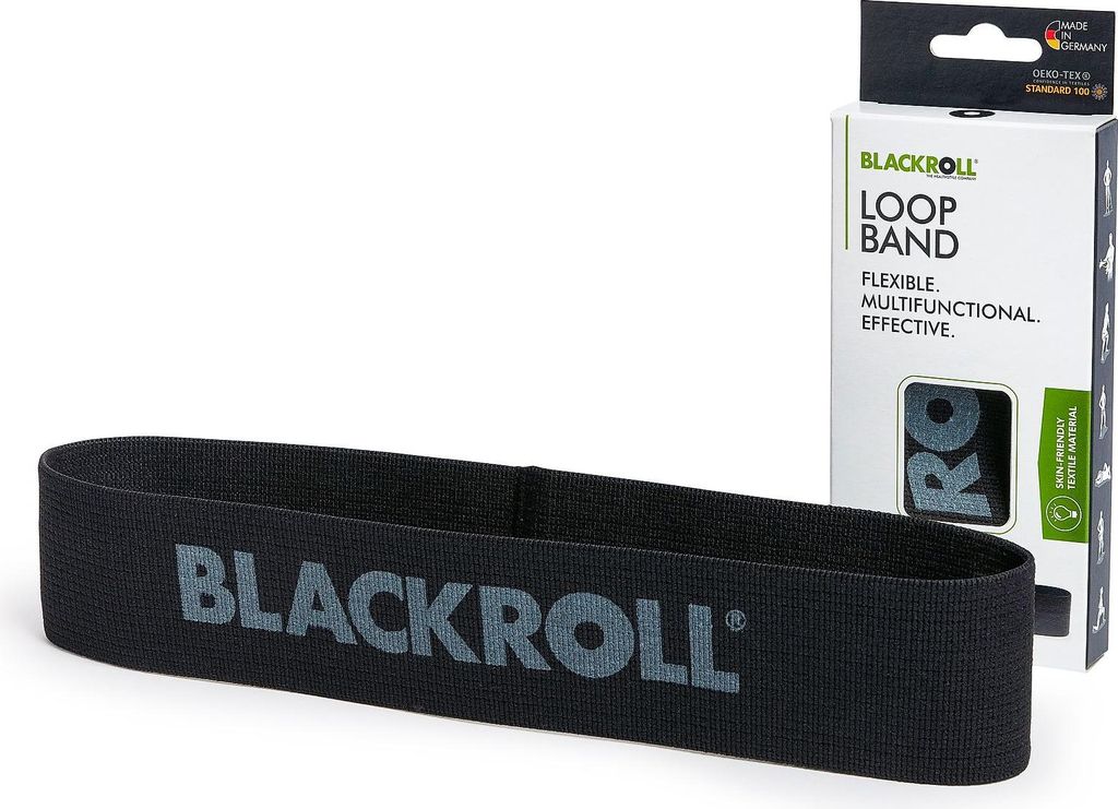 Blackroll Loop-Band, Schwarz, Extra stark