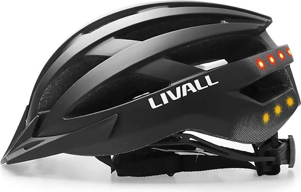 Livall MT1 Neo Fahrradhelm mit BR80 Fernbedienung Trekking Schwarz