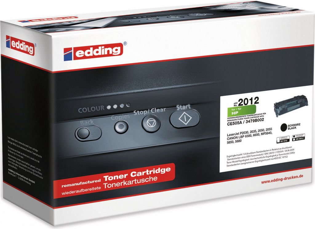 EDDING 18-2012 - 2300 Seiten - Schwarz - 1 Stück(e)