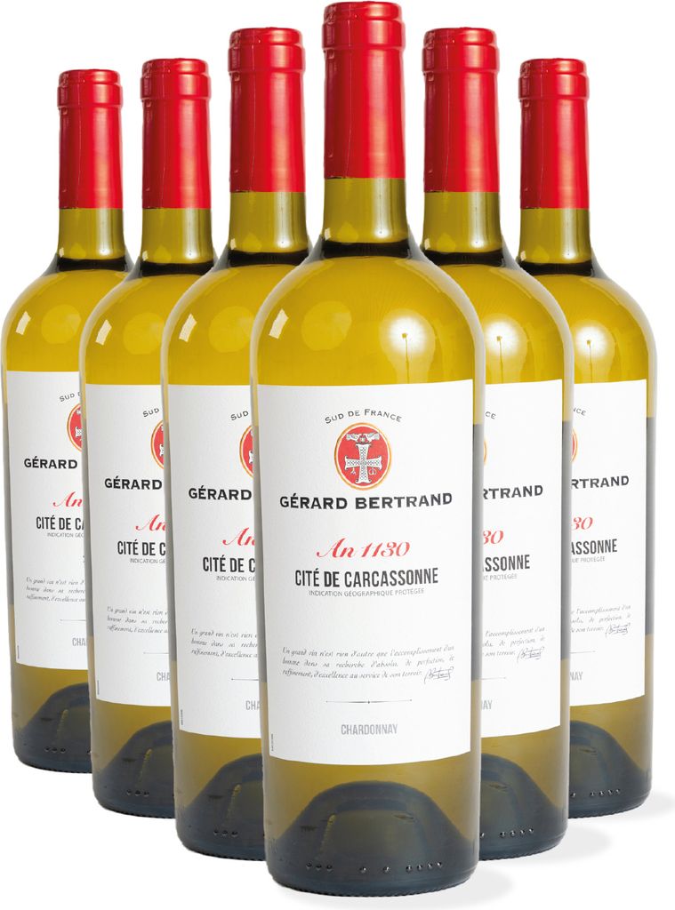 Héritage "An 1130" blanc Cité de Carcassonne 2023 Lot 6 Bouteilles 75cl