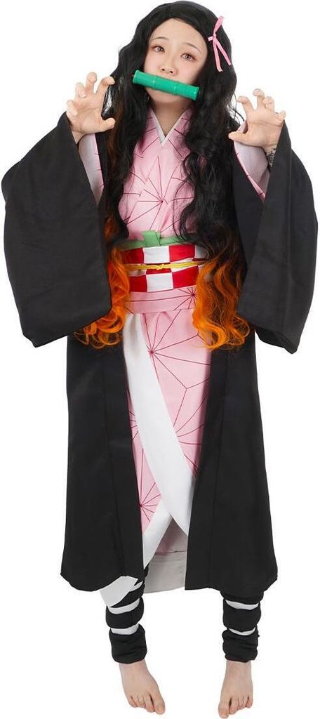 Cosplay kostým Nezuko Kamado s náustkem od D. Slayer | Obrázek produktu 