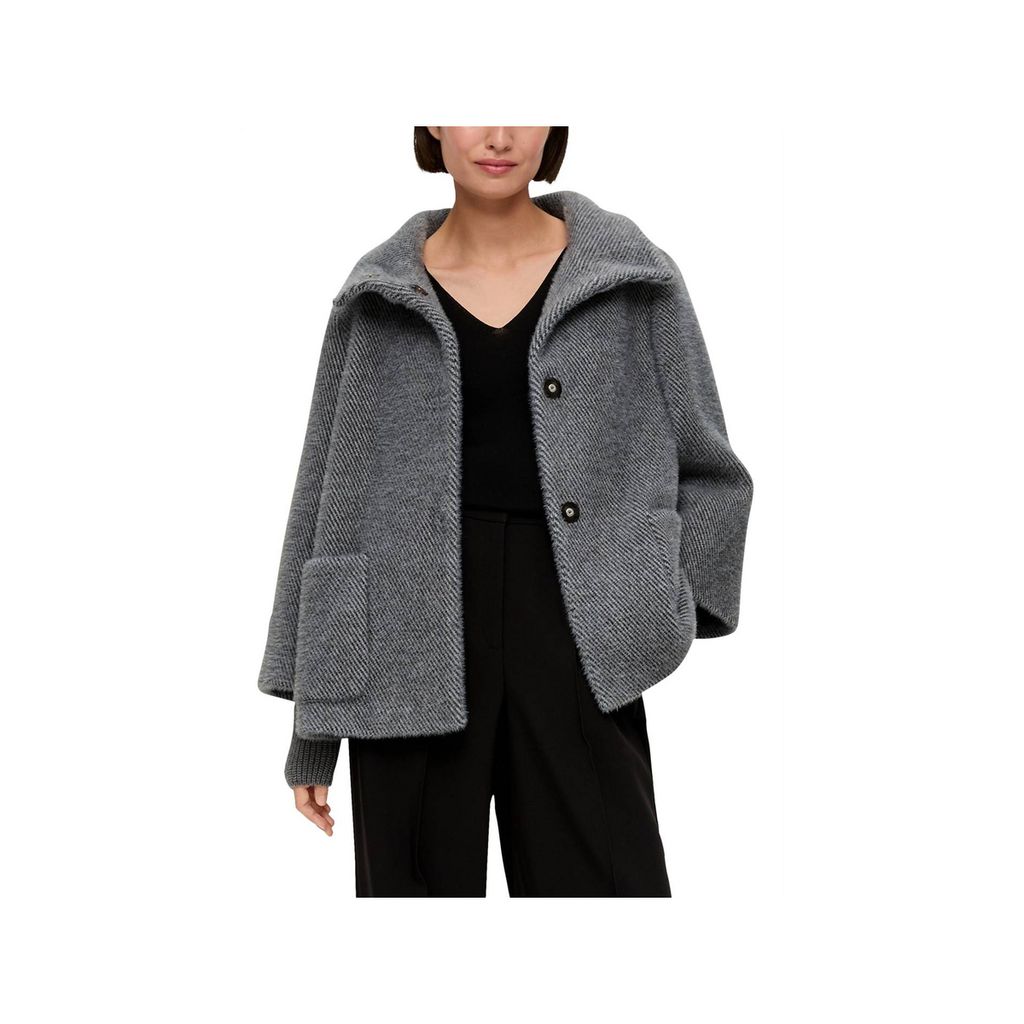 S.OLIVER-QS JACKET OUTDOOR BLACK