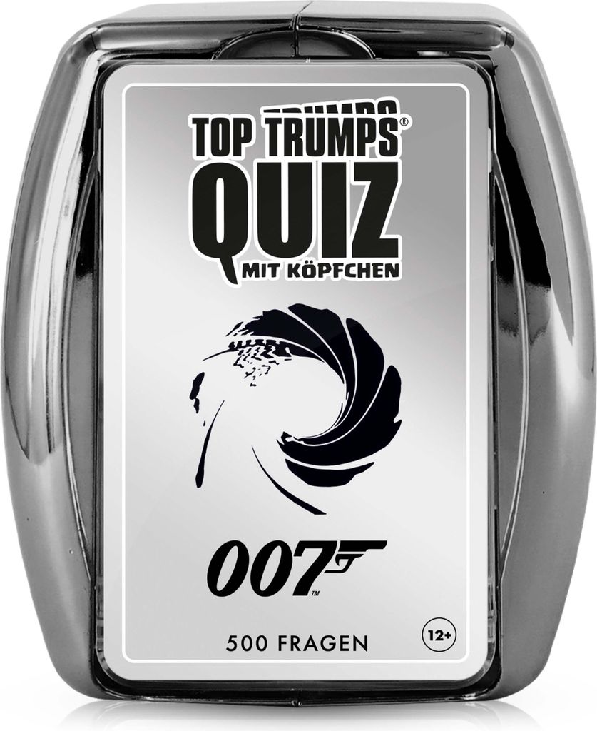 Top Trumps Quiz - James Bond Ratespiel Wissensspiel Produktbild 