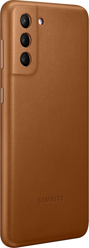 Samsung Galaxy S21 Plus Hülle - Echtleder - Samsung Backcover - Braun