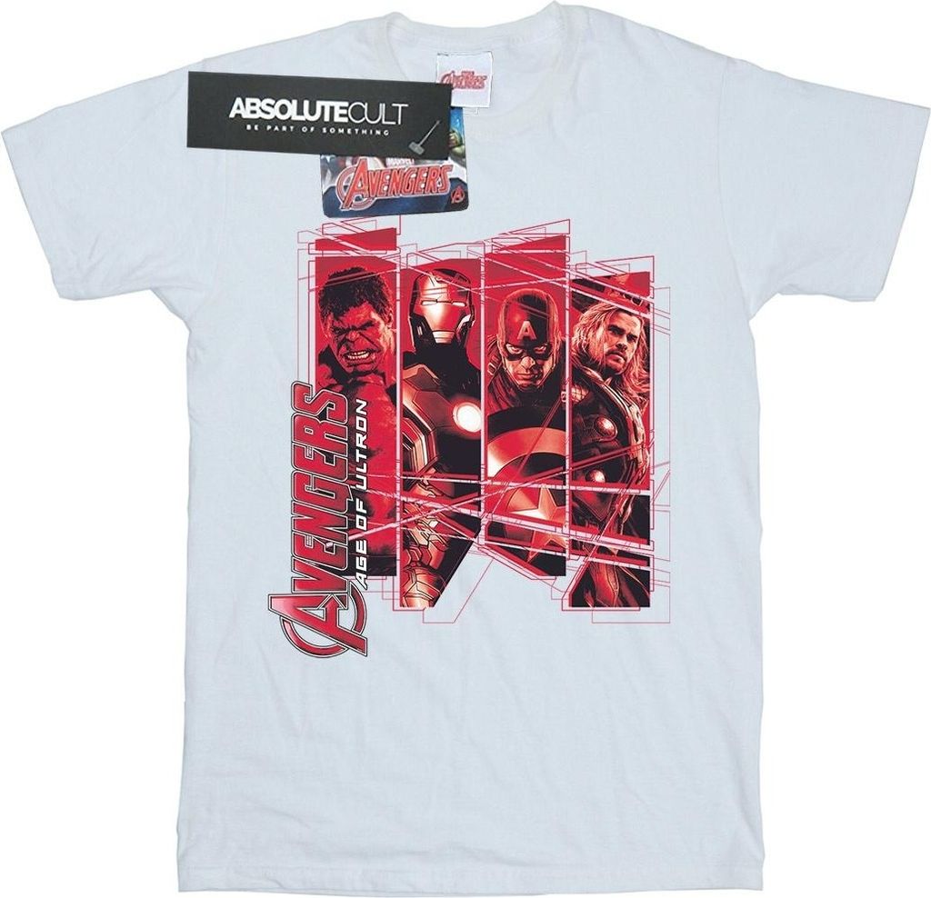 Marvel - "Avengers" T-Shirt für Herren BI12167 (M) (Weiß)