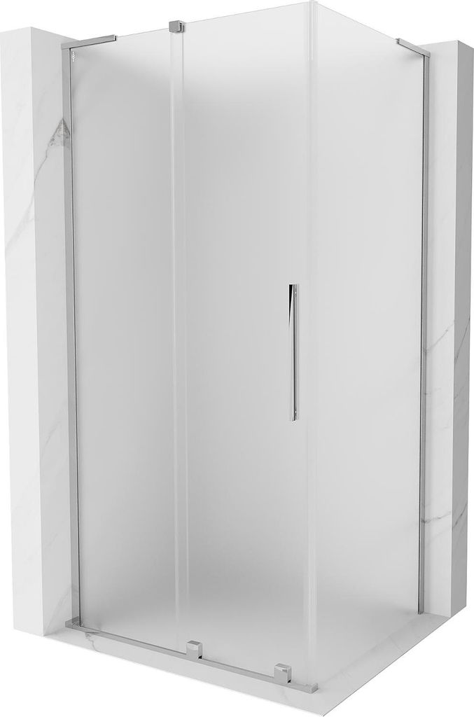Mexen Velar L Duschkabine zum Schieben 90 x 120 cm, matt, Chrom - 871-090-120-33-01