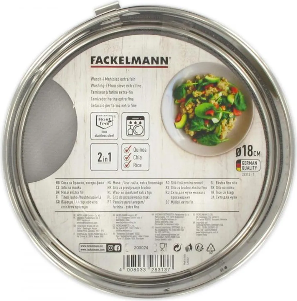 Offerta Setaccio Fackelmann Extra Fine - Il Top per Quinoa e Chia - 3