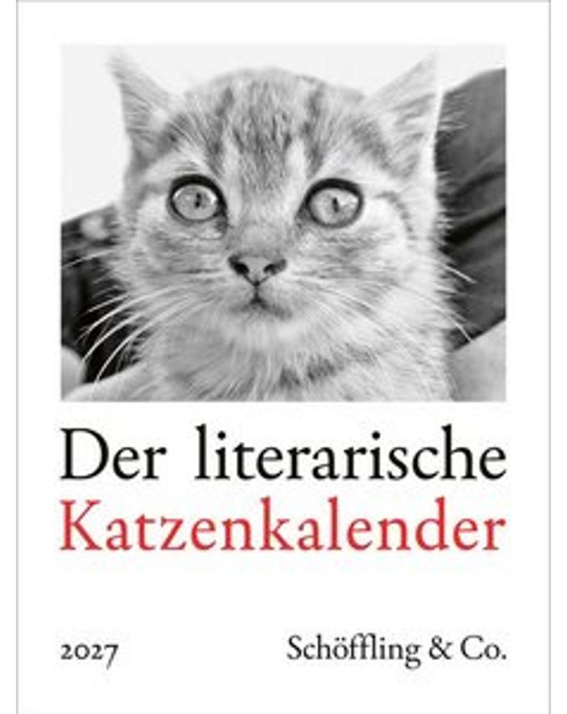 El calendario literario de gatos 2027 Imagen del producto 