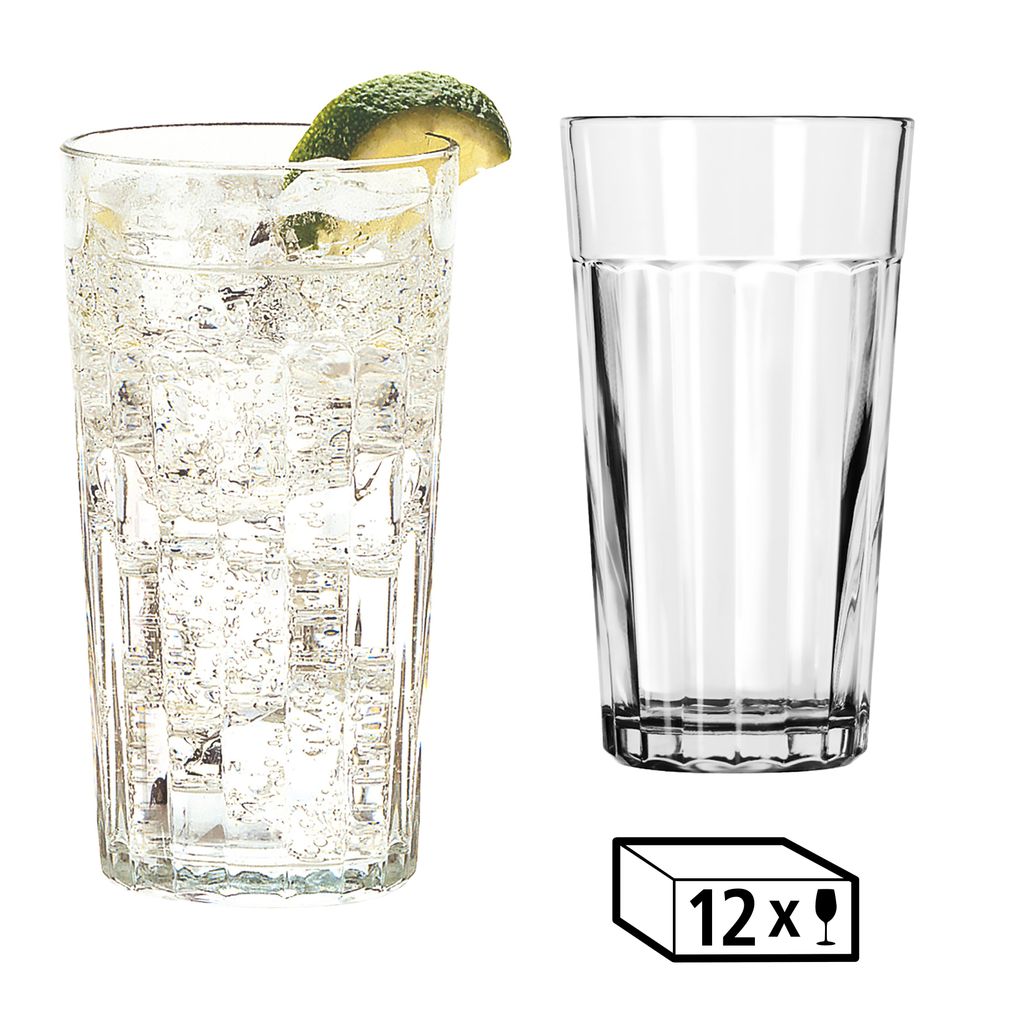 LIBBEY 70665 Trinkglas "PANELED TUMBLERS" , 355 ml, 12er Set