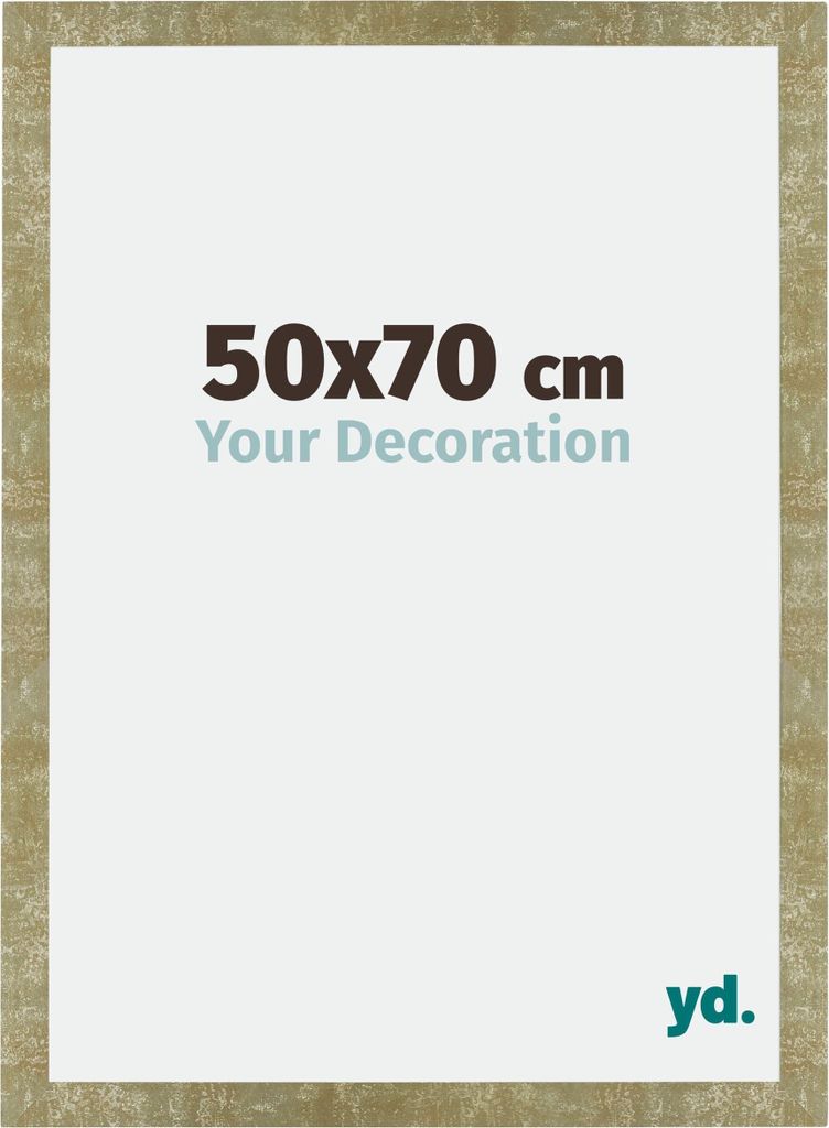 Puzzlerahmen 50x70 cm - Gold Antik - MDF - Mura