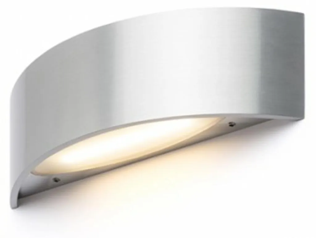 Applique murale LED NAXOS finie la lumière agressive métal brossé 6W