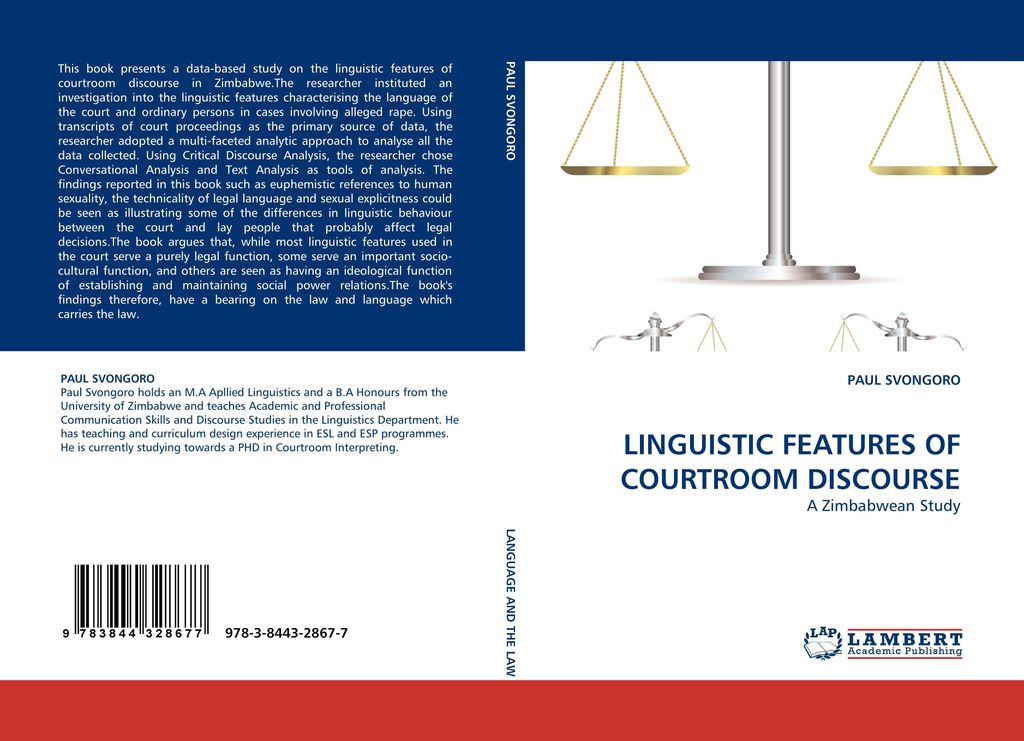 Linguistic Features Of Courtroom Discourse