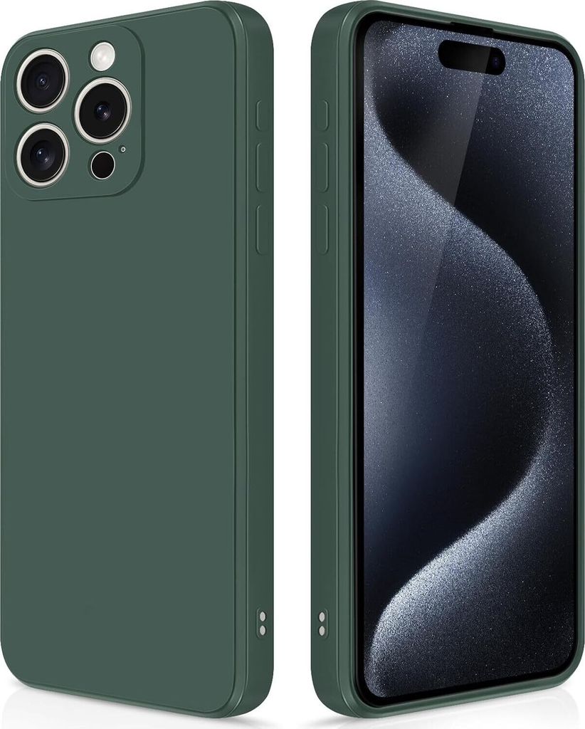 Silikon Hülle für iPhone 15 Pro Flüssigsilikon Dünn Gel Produktbild 